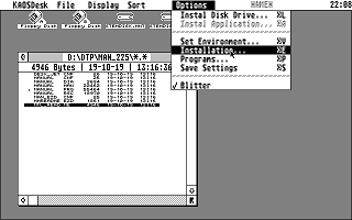 KAOSdesk atari screenshot